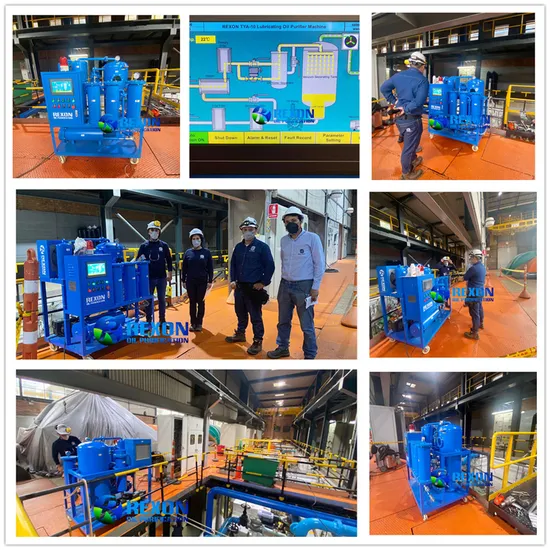 Rexon Vacuum Lubricating Oil Purification Machine, Hydraulic Oil Purification Unit, Contaminated Oil Purifier